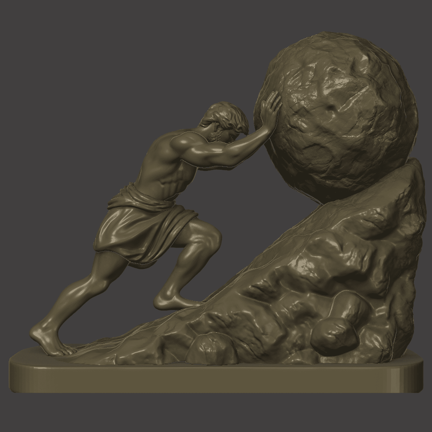 The Last Ascent sculpt placeholder