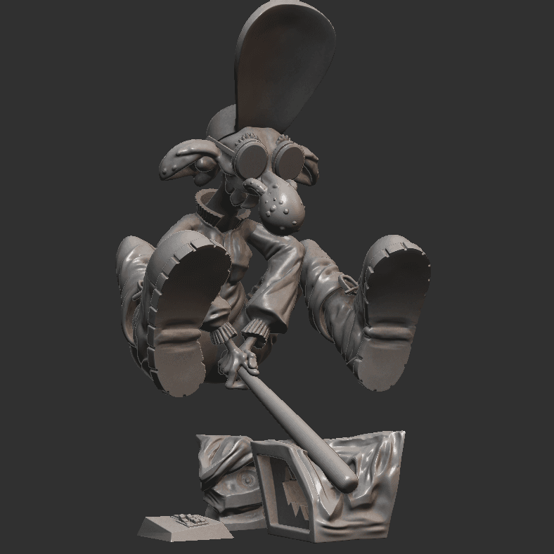 Broadcast Error sculpt placeholder