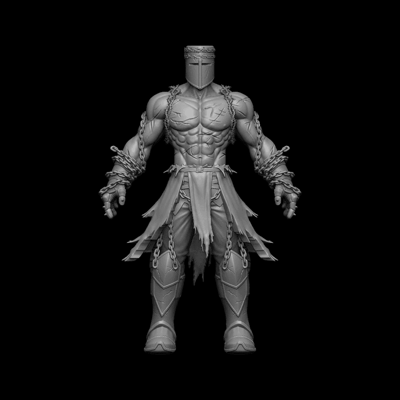 Zelot, the Chainbound sculpt placeholder