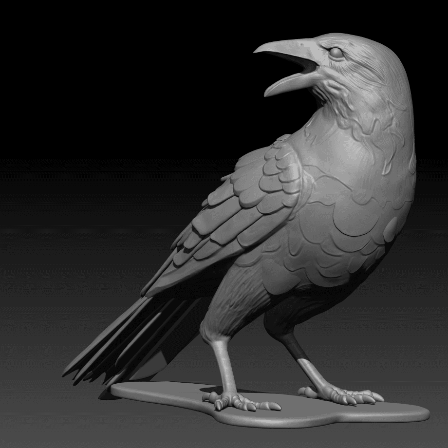 The Silent Witness sculpt placeholder